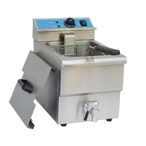 Factory Price 8L Electric Commercial Turkey Deep Fryer Banana Chips Fryer With Tape DF-8T
