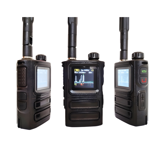 Handheld 360 Degree Passive RF Drone Detector 300MHz-6GHz Wideband Anti-UAV System for FPV & Commercial Drone Detection
