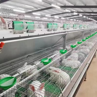 Cage à lapins, cage de reproduction, 24 compartiments, cage à lapins pour femelle