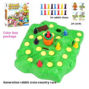 Nouveau lapin piège II jouets intellectuels amélioré lapin cross-country course défense radis jeu de <span class=keywords><strong>puzzle</strong></span> de table - Product Image 3