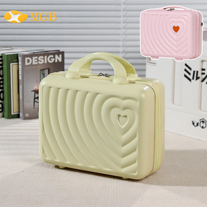 Mgb 14-Inch Tay Mini Hành Lý Trường Hợp Mỹ Phẩm Với Biểu Tượng Tùy Chỉnh Thiết Kế Trái Tim Mang Trên Trường Hợp Mỹ Phẩm Đám - Product Image 2