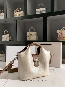 <span class=keywords><strong>Sac</strong></span> seau <span class=keywords><strong>en</strong></span> PU avec fermeture éclair d'usine, <span class=keywords><strong>sac</strong></span> à main pour <span class=keywords><strong>femme</strong></span>, grande capacité, nouveau design unique 2025, <span class=keywords><strong>sac</strong></span> fourre-tout haut de gamme, doux, Jacoponnus - Product Image 4
