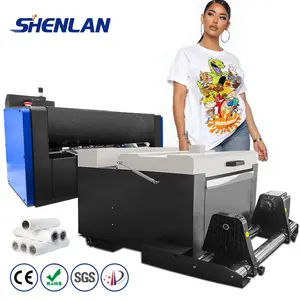 Venta al por mayor A3 30cm DTF película impresora Inkjet ropa logo máquina de impresión para camiseta