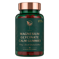 Suplemen Permen Kunyah Magnesium Glycinate untuk Relaksasi Malam Hari, Formula Penunjang Relaksasi, 60 Permen Kunyah Bebas Gula, ODM Label Pribadi