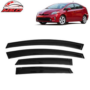 Viseras Acrílicas para Ventanas de Toyota Prius 10-15, Protector de Ventilación Contra Sol y Lluvia, Juego de 4 Piezas - Product Image 6