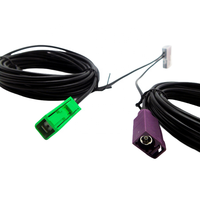 Antenne Rida 2-en-1 GPS DAB, antenne film de type L, polarisation verticale combinée, ISDB-T DVB-T VHF UHF, antenne radio numérique pour voiture