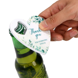 Sacacorchos de Plástico Modernos Personalizados con Imán en Forma de Corazón en la Parte Posterior, Duraderos y Ecológicos - Product Image 1
