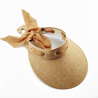 Vente en gros Sombrero unisexe ruban anti-UV chapeau de paille pour voyage plage extérieur Panama été usine crème solaire disquette bonnet large bord