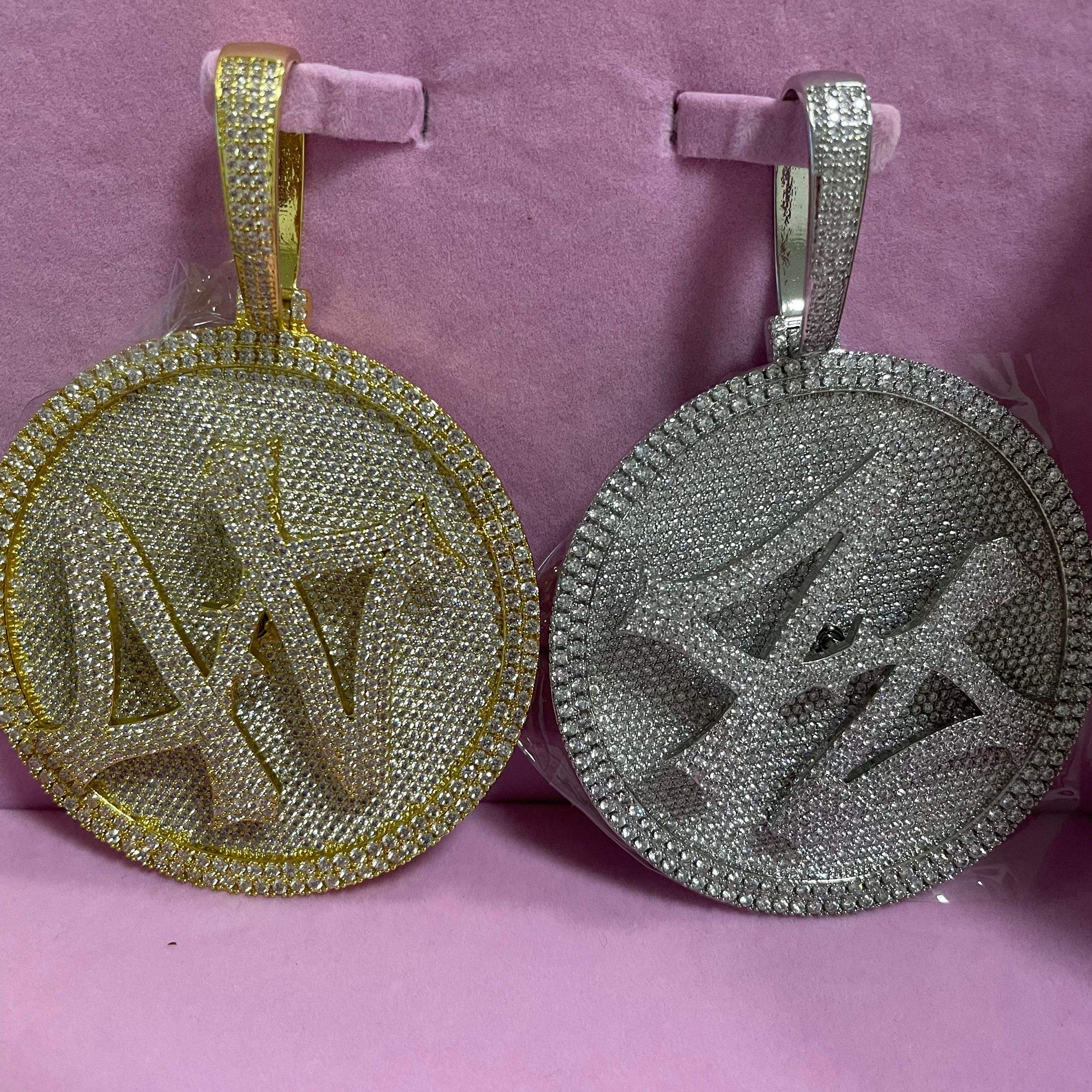 Iced Out Big Name Jewelers Iced Out Custom-Made Big Two-Layer