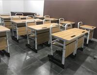 Bureau et chaise d'école modernes en bois, personnalisés par l'usine GUANGWEI, avec design écologique et hauteur réglable