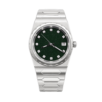 Montre pour homme, montre de luxe personnalisée pour homme, faible MOQ, entièrement en acier inoxydable, montre automatique haut de gamme