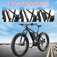 Batterie de vélo électrique au lithium 52V 25Ah à longue portée, rechargeable, avec traceur GPS 50A et connecteur XT60 pour vélo électrique - Livraison gratuite depuis l'entrepôt américain