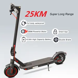 Gratis Verzending Snelle Elektrische Scooters 36V 350W Twee Wielen Snel Zelfbalancerende Opvouwbare E Scooter Volwassen Scooter Factori