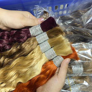 Vente directe usine : Extensions de cheveux humains brésiliens Remy, ondulés, grade 10A, 100g/paquet, non traités, sans couture - Product Image 4