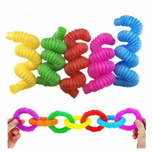 Tubos Sensoriales de Espuma de PU con Logotipo Personalizado al por Mayor, Juguetes Antiestrés para el Alivio de la Ansiedad, Autismo y TDAH - Product Image 1