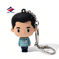 Longzhiyu, 20 ans d'expérience, usine de porte-clés à succès, porte-clés personnalisés avec logo de marque, porte-clés design, porte-clés avec image de personnage d'entreprise