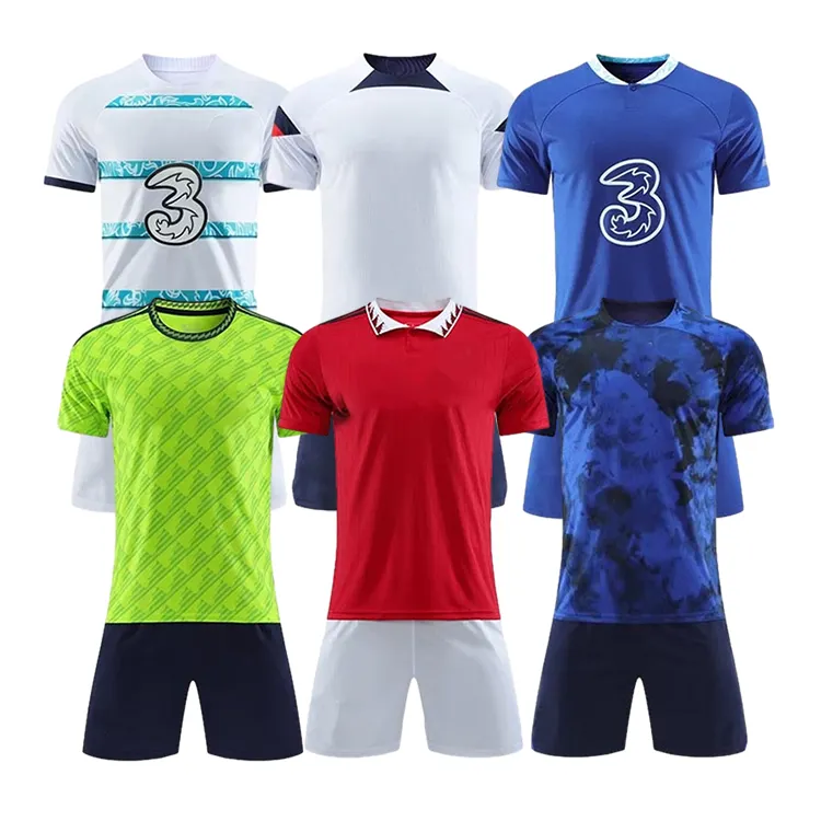 NEW Football Sportswear Breathable Men'S Kids Practice Football Shirts Custom Soccer Team Uniform