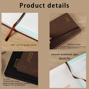 <strong>2025</strong> A5 Daily Weekly Planners Schedule Notebooks 365 Days <strong>Calendar</strong> Journal School Office Supplies Bookbook - Product Image 3
