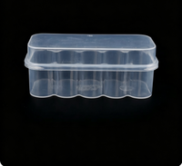 Approvisionnement direct usine, fabriqué en Chine, boîte d'emballage cosmétique pour flacon de 5 ml à 10 compartiments, design de fenêtre avec estampage UV, carton extérieur de 0,1 mm d'épaisseur