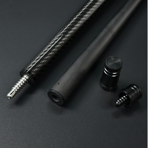 Queue de billard professionnelle 2 pièces 3K - Queue à faible déviation, queue de billard de haute qualité, ne se plie pas, fût en fibre de carbone durable - Product Image 2
