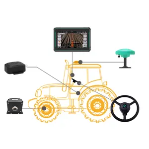 מערכת נהיגה אוטונומית GPS RTK חקלאית לטרקטור זמינה למכירה לארה""ב/אירופה/טורקיה/אוסטרליה/בריטניה/ערב הסעודית