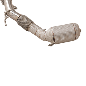 Collecteur d'échappement haute performance en acier inoxydable SS304 pour Volkswagen <span class=keywords><strong>Golf</strong></span> MK8 GTI 2.0t EA888 avec bouclier thermique - Product Image 3