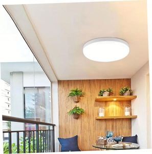 IP65 Tri-proof Ultra Thin Contemporary LED Ceiling Light ABS High CRI 80 Waterproof Bathroom <b>Indoor</b> <b>Lighting</b> Interior Decoration - Product Image 5