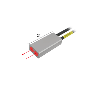 Sonde de capteur à fibre optique haute puissance Senpum, à réflexion diffuse, faisceau focalisé, résistance flexible, pour FU-40 - Product Image 6
