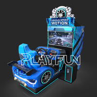 PlayFun 2023 Nouveau Haute Qualité Full Motion Furious Speed Simulation Arcade Racing Car Game Machine Driving Cars Simulator Games