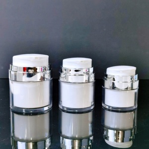 30ml 50ml 80ml 100ml Refillable Cream <b>Jar</b> Vacuum Bottle Travel Size <b>Empty</b> Container Cream and Lotion Airless Pump <b>Jar</b> - Product Image 1