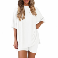 Ensemble de costume décontracté pour femme, style européen et américain, collection printemps-été, vente en gros et personnalisation