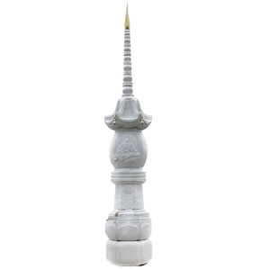 Estilo Tibetano, Tamaño Personalizado, Piedra de Mármol Blanca Tallada, Estupas Budistas Super Grandes, Chortens y Pagodas Dagoba - Product Image 1