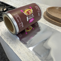 Film d'aluminium Film plastique Film personnalisé Gravure imprimé Flexible thermoscellé étanche à l'humidité Opaque Film en rouleau de qualité alimentaire