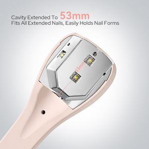 Lampe à ongles en gel rechargeable portable avec capteur automatique, séchage rapide, lumière UV LED pour salon de manucure, lampe de séchage pour ongles - Product Image 4