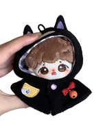 Poupée en peluche de dessin animé de style chibi, support personnalisé, poupée kpop en coton, vêtements détachables, porte-clés, 5cm, 10cm, 15cm