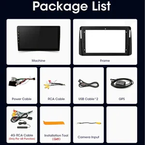 Autoradio Android pour Chrysler Grand Voyager 5 2011-2015 Lecteur multimédia Carplay Stéréo de voiture Autoradio Unité principale Navigation <span class=keywords><strong>GPS</strong></span> - Product Image 6