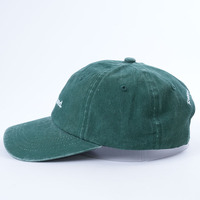 Gewassen Katoen Vintage Outdoor Oem Low Profile Cap Maatwerk 6 Panel Gebogen Rand Papa Cap Geborduurd Logo