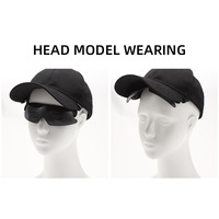 Lunettes de soleil de sport à clip pour hommes et femmes, lunettes à clip pour baseball, softball, pêche, vélo, randonnée, cyclisme, golf