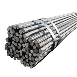 Concrete Rebar 16 22 25mm HRB335 HRB400 HRB500 BS460 Iron Rod ASTM A615 GR 60 hot rolled deformed steel bar