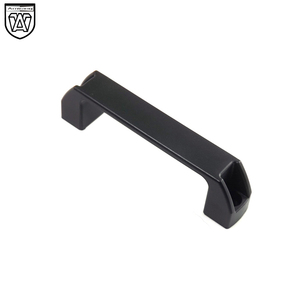 Anwang - Tirador de Aluminio de 180 mm, Negro, Cuadrado, para Puerta de Gabinete Industrial - Product Image 4