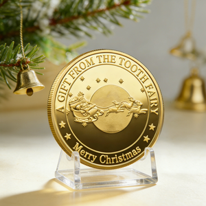 Monete da Collezione in Lega di Zinco di Alta Qualità - Artigianato Goffrato Placcato Oro per un'Atmosfera Natalizia - Arte e Oggetti da Collezione - Product Image 2