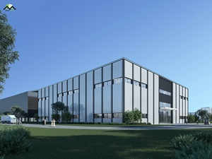 Entrepôt modulaire portatif de structure en acier pour les usines industrielles Bâtiments commerciaux et de bureaux Ateliers Centres commerciaux - Product Image 6