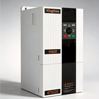 Variateur de fréquence KingDrive VFD 220V 380V monophasé vers triphasé 5,5kW 7,5kW 11kW pour pompe à eau, contrôleur de vitesse, certifié CE