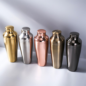 Shaker à cocktails parisien en acier inoxydable 304, 2 pièces, 550 ml (18 oz), couleur personnalisée, pour cocktails et cocktails français - Product Image 2
