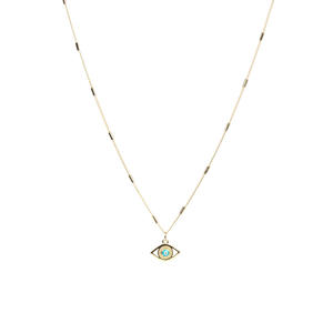 GT новый дизайн ожерелье 2022 модное позолоченное 18k не выцветает эмаль глаза Очаровательное ожерелье с кулоном для женщин ювелирные изделия - Product Image 5