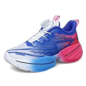 Chaussures de course sur route pour enfants, baskets à boutons pour garçons et filles, chaussures de course sur sentier, chaussures de course Minima en <span class=keywords><strong>toile</strong></span> et maille respirante, chaussures de sport - Product Image 1