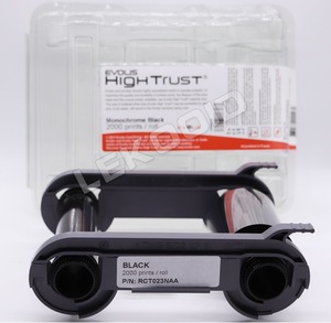 Genuine <span class=keywords><strong>Evolis</strong></span> In Bianco E Nero Del Nastro Del Nero RCT023NAA - Product Image 5
