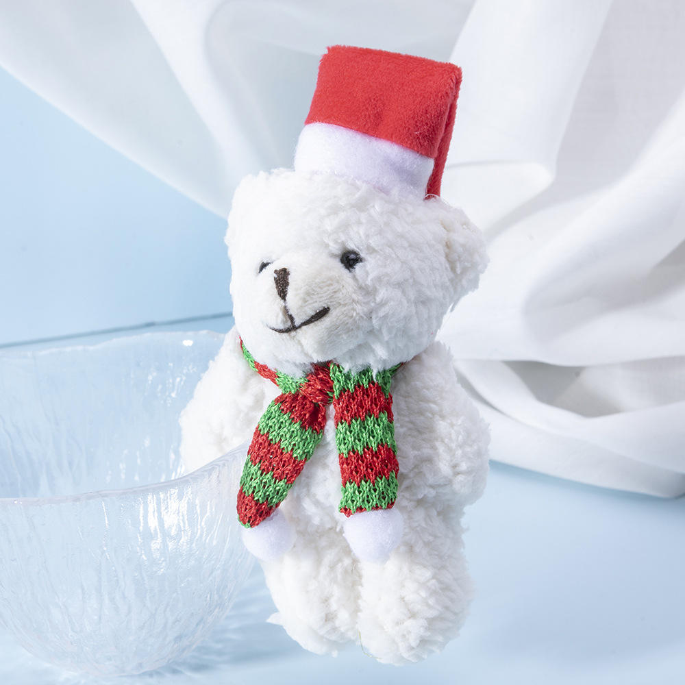 Creamy-white green scarf - 13cm (plus hat height)