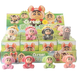 Adorabile Lalubu Mini bambola nuovo cartone animato floccante scatola cieca alto livello di aspetto decorazione da tavolo modello di moda animale tema - Product Image 1