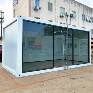 Slovenia <b>Portable</b> Cheap Temporary Simple Storage Demountable 20ft 40ft Modular Container Workshop Worker Houses - Product Image 3